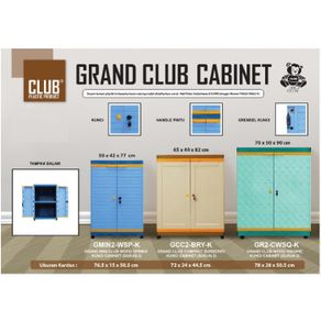 lemari plastik grand club cabinet 2 susun