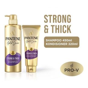 Pantene Pro V Gold Series Strong and Thick 450ml Shampoo+ Conditioner 320ml