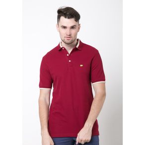 burgundy polo shirt 