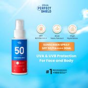 Erha Perfect Shield Sunscreen Spray 90ml - SPF 50PA++++ Perlindungan UVA & UVB