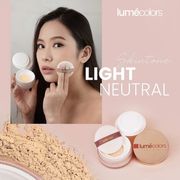 lumecolors loose powder bedak tabur lume tahan 16 jam oil control - light neutral