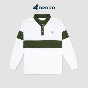 BRODO - Kemeja Broshirt Rugby Olive