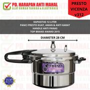 Panci Presto Vicenza V328 12 Liter 28cm / Presto Vicenza 12Liter 28cm V328 / Panci Presto Vicenza 28cm V328 12 Liter / Presto 12Liter Vicenza V328