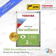 toshiba s300 2tb 3.5  hdd/ hd/ hardisk/ harddisk internal cctv
