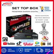 SET TOP BOX MATRIX APPLE MERAH / GARUDA RECEIVER DIGITAL YOUTUBE DVB T2 / PENERIMA SIARAN DIGITAL / WIFI DONGLE (GARANSI RESMI)