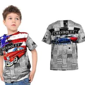 Cars Kaos Baju Tshirt anak fullprint cars custom