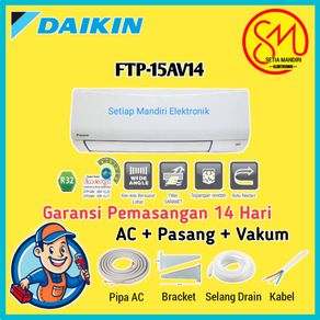 Daikin FTP15AV14 + PASANG AC Split 1/2 PK Breeze Standard
