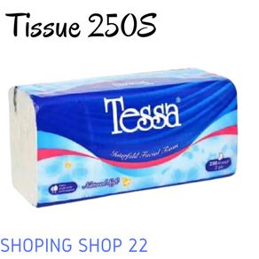 Tissue Tessa Facial Natural Soft 250 Sheet