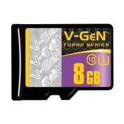 V-GEN Turbo Micro SDHC Class 10 Memory Card [8 GB/85 Mbps]
