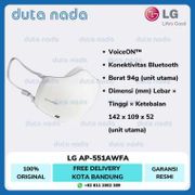 LG PURICARE WEARABLE AIR PURIFIER AP551AWFA (PUTIH) / MASKER LG