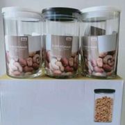 toples kaca canary 880ml (6 pcs) / Toples Kue Lebaran / Toples Lebaran / Toples makanan / Toples Kaca