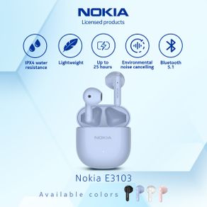 Nokia E3103 ENC True Wireless Earphones TWS Less Latency HD - Blue