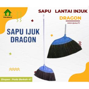 READY STOK Sapu Lantai Sapu Injuk Sapu Gagang Sapu Ijuk Lantai Dragon BISA GOSEND
