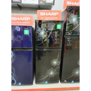 Kulkas Sharp 2 Pintu 237MG - DP(Bintik Pink) / DB (Bintik Biru)