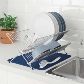 KVOT IKEA Rak Pengering Piring Lipat Baja Galvanis - Dish Dryer