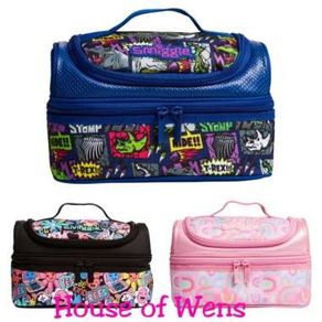Smiggle Bright Side Double Decker Lunchbox - Tas Bekal