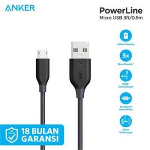KABEL CHARGER ANKER POWERLINE MICRO 3FT/0.9M