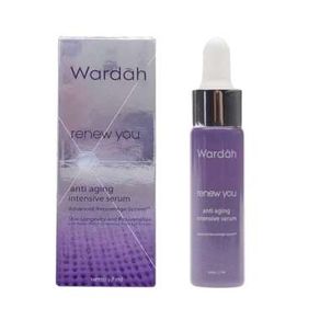 Wardah Renew You Anti Aging Intensive Serum 17ml - Serum Pencerah Wajah Anti Kusam - Serum Wardah Mencerahkan dan Melembabkan - Serum Pengecil Pori