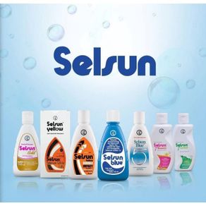 selsun blue and gold shampoo 120ml sampo anti ketombe double impact - hair care60ml