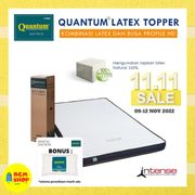 bemshop quantum mattress topper latex intense 9cm - 140x200