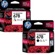 tinta hp 678 black & colour original
