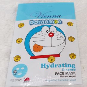 vienna doraemon masker wajah / masker tissue colagen - hydrating