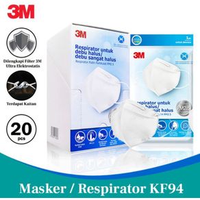 3M Nexcare masker kesehatan respirator KF94 setara KN95 1 box ( isi 20 pcs)