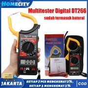 (Dikirim Dari Jakarta) COD - Digital Clamp Multimeter Tang Ampere - DT266 / Peralatan Genggam / Alat Serbaguna / Pengukur Tegangan / Pengukur Arus