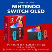 Nintendo Switch Oled, Region Singapore, Versi terbaru, BNIB