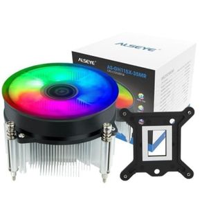 alseye cpu cooler as-gh115x-35mr auto rgb/fan processor intel