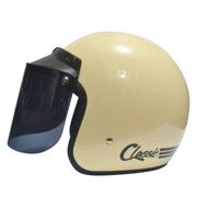 helm bogo classic dewasa - cream fat pendek