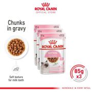 Royal Canin Kitten in Gravy Makanan Anak Kucing Wet 3x85gr