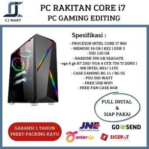 Pc Gaming Core i7 Ram 16gb Vga 4gb