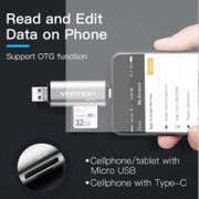 Vention CCJ AllIn1 USB Card Reader Micro SD TF High Speed Type-C OTG