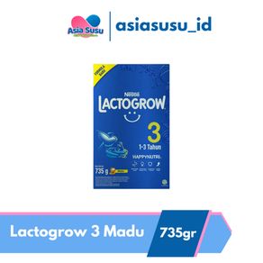 Nestle Lactogrow 3 Susu Pertumbuhan 1-3 Tahun Rasa Madu 735gr