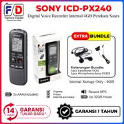 Sony ICD PX240 Voice Recorder 4GB / ICD-PX240 Perekam Suara