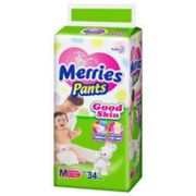 Merries Pants Good Skin M 34 / Pampers merries M34