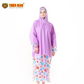 Jas Hujan Gamis Aisha Tiger Head 68340
