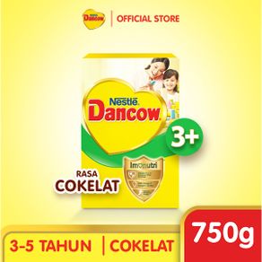 Nestle Dancow 3+ Nutritods Susu Pertumbuhan Rasa Cokelat 3-5 Tahun Box 750 gr
