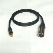 Kabel Audio Canare 1mtr Jack Canon XLR Male To RCA Nakamichi Female