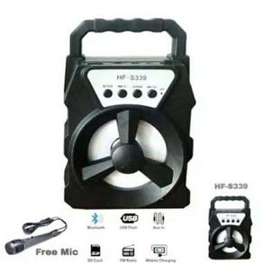 Speaker Bluetooth Karaoke Portable Speaker HF S339 With Mic