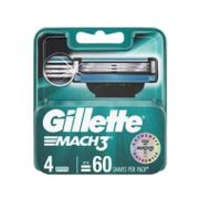 GILLETTE MACH 3 CART ISI 4 PCS