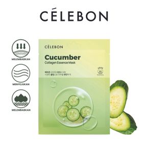 [new packaging] celebon cucumber collagen essence mask