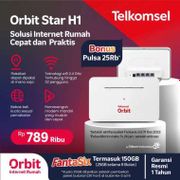 Telkomsel Orbit Star H1 Modem WiFi 4G Fantasix 150 GB