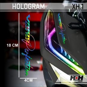 cutting sticker vario - stiker lis variasi motor honda vario xh 01 - hologram