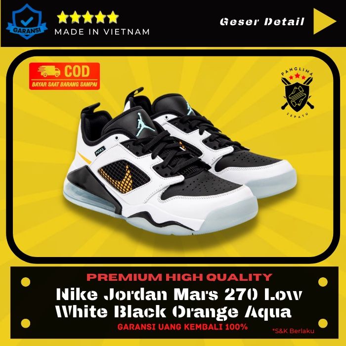 Pilihan nike air jordan mars 270 black 
