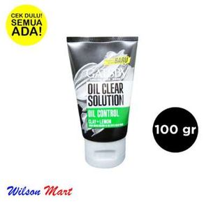 GATSBY COOLING FACE WASH OIL CONTROL CLAY LEMON 100 GRAM