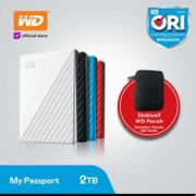 Wd My Passport 2Tb Hdd Hardisk External 2.5"