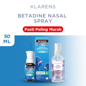Nasal Spray Betadine Cold Defence Nasal Spray + Klarens Calming Musk