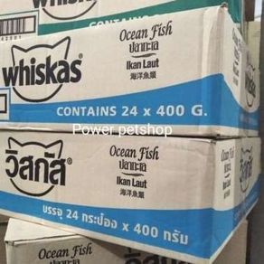 Whiskas Kaleng Oceanfish 400gr X 24pcs (1 Dus) Adult Oceanfish ( Can )